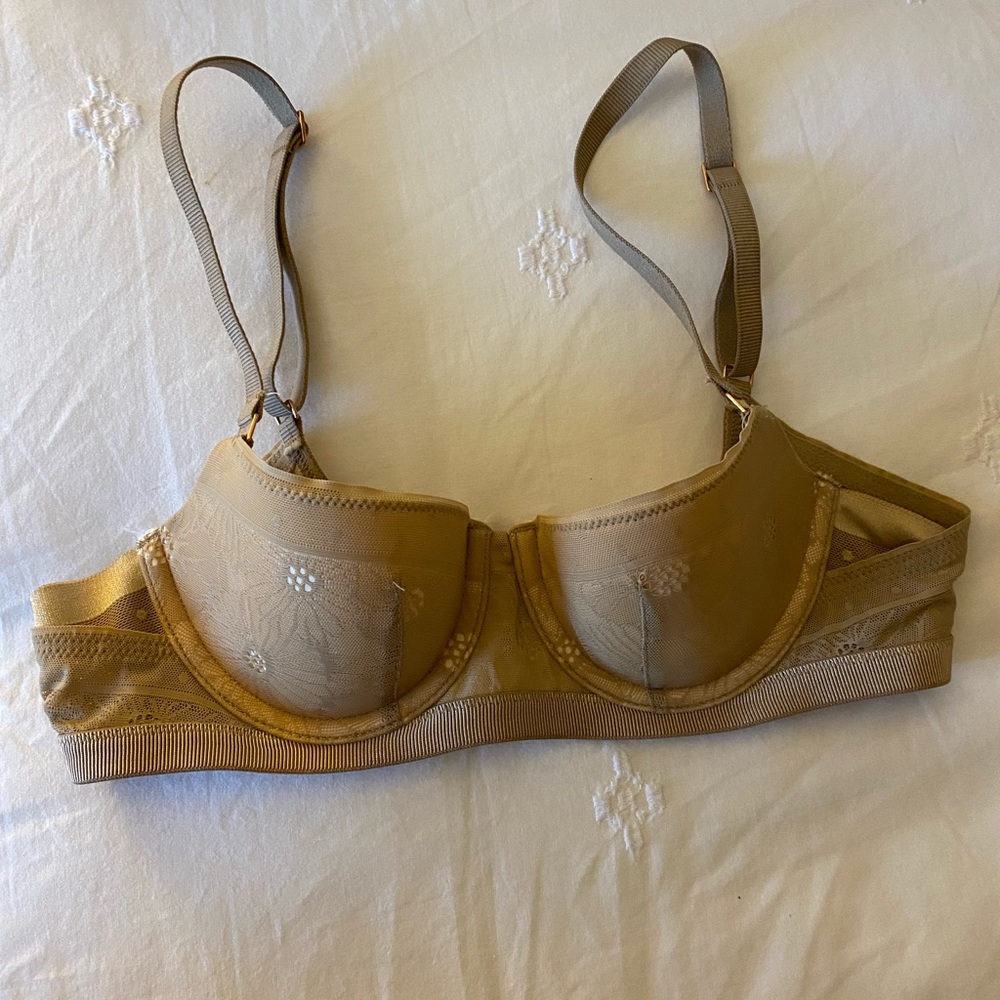 Aerie Size 32A Nude Balconette Bra